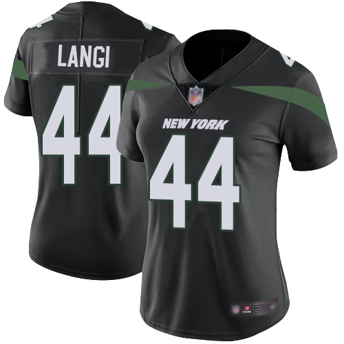 New York Jets Limited Black Women Harvey Langi Alternate Jersey NFL Football #44 Vapor Untouchable->new york jets->NFL Jersey